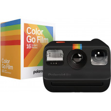 Фотокамера миттєвого друку Polaroid Go E-box Black (6215)