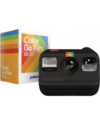 Фотокамера миттєвого друку Polaroid Go E-box Black (6215)