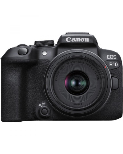 бездзеркальний фотоапарат Canon EOS R10 kit (RF-S 18-45mm) IS STM (5331C047)