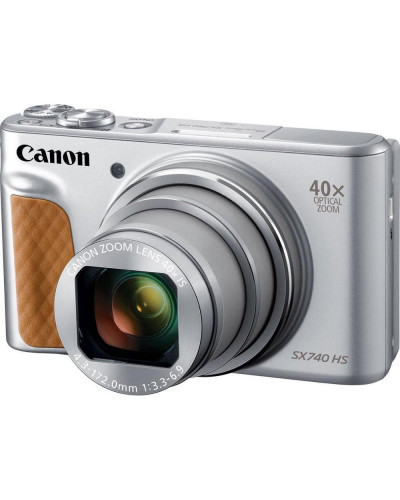 Компактний фотоапарат Canon PowerShot SX740 HS Silver (2956C002)