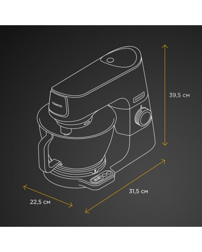 Кухонная машина Kenwood Titanium Chef Baker KVC85.004SI