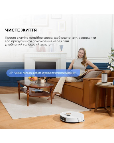 Робот-пилосос з вологим прибиранням Dreame Bot L20 Ultra Complete White