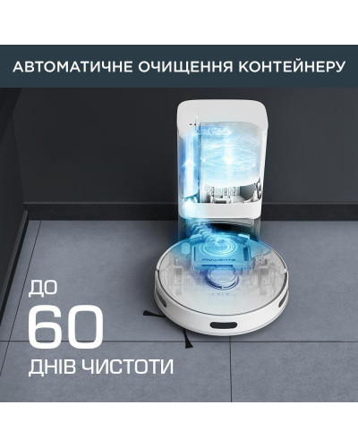 Робот-пилосос з вологим прибиранням Rowenta X-PLORER Serie 75 S+ RR8587WH