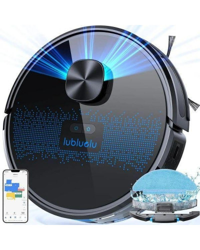 Робот-пилосос з вологим прибиранням Lubluelu SL60D Black
