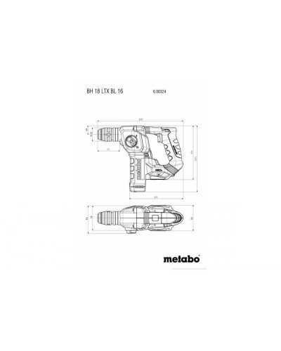 Перфоратор Metabo BH 18 LTX BL 16 (600324840)