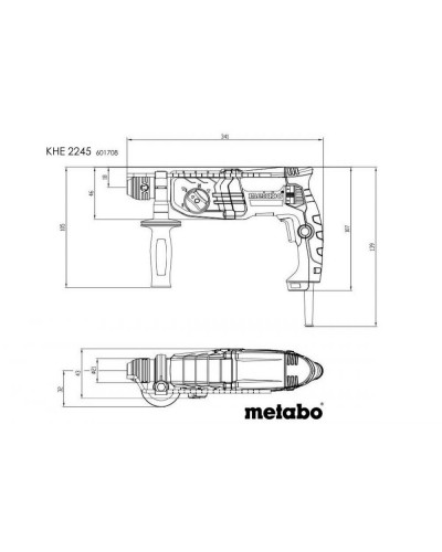 Перфоратор Metabo KHE 2245 (601708500)