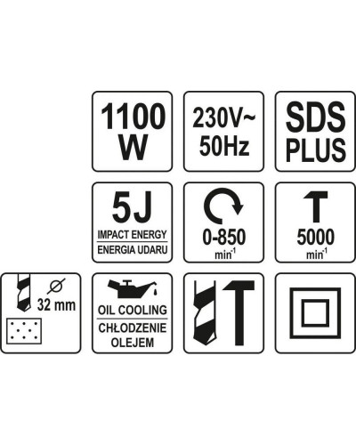 Перфоратор YATO YT-82123