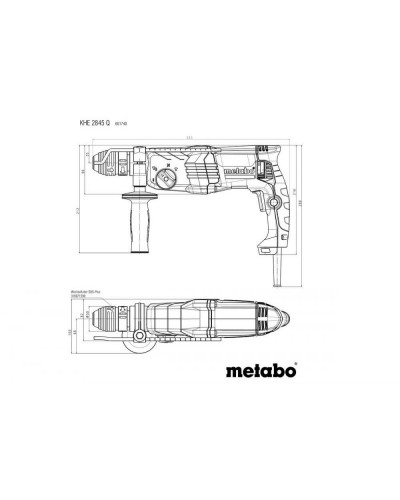 Перфоратор Metabo KHE 2845 Q (601740500)