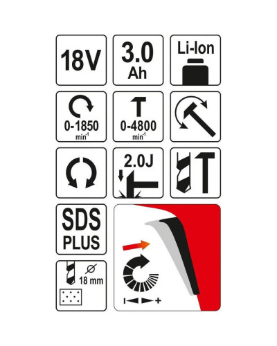 Перфоратор YATO YT-82770