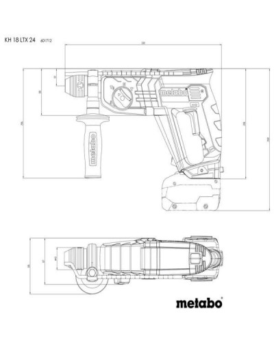 Перфоратор Metabo KH 18 LTX 24 (601712510)