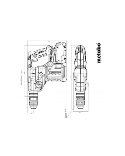 Перфоратор Metabo KH 18 LTX BL 28 Q Set ISA (601715930)