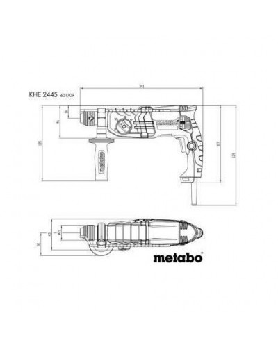 Перфоратор Metabo KHE 2445 (601709500)