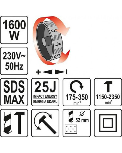 Перфоратор YATO YT-82135