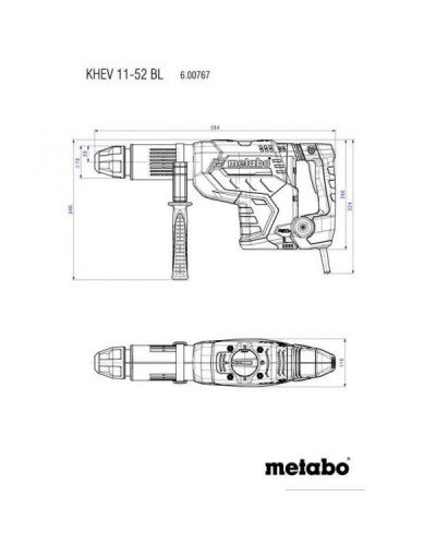 Перфоратор Metabo KHEV 11-52 BL (600767500)