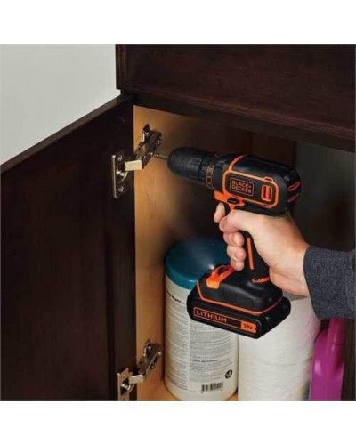 Шуруповерт Black+Decker BDCDD186KB