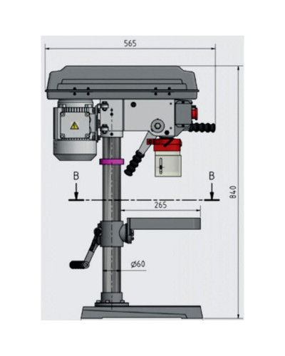 Свердлильний верстат Optimum Maschinen OPTIdrill B 17Pro basic (3003161)