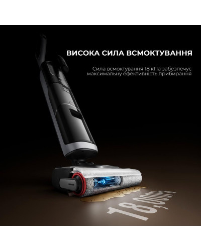 Миючий вертикальний+ручний пилосос (2в1) Dreame Wet & Dry Vacuum Cleaner H14 DUAL