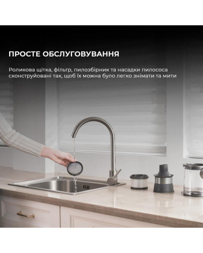 Вертикальний + ручний пилосос (2в1) Dreame R20 Aqua (VTV21A)