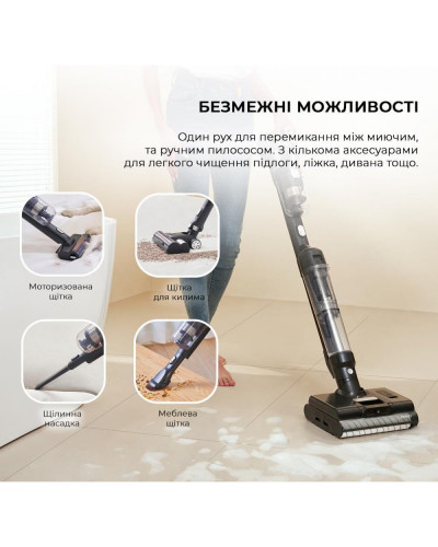 Миючий вертикальний+ручний пилосос (2в1) JIMMY PW11 PRO MAX