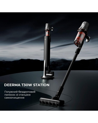 Вертикальний + ручний пилосос (2в1) Deerma DEM-T30W Station