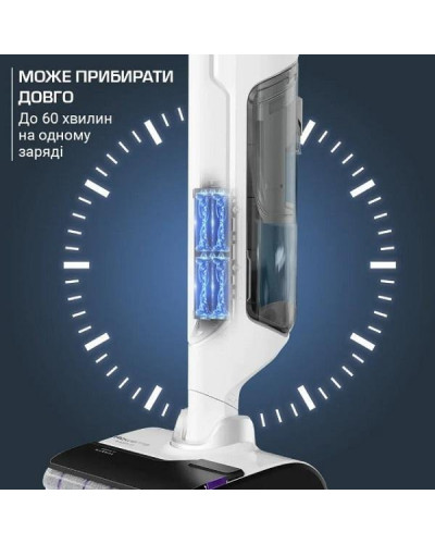 Моющий вертикальный пылесос (1в1) Rowenta X-CLEAN 10 GZ7035WO