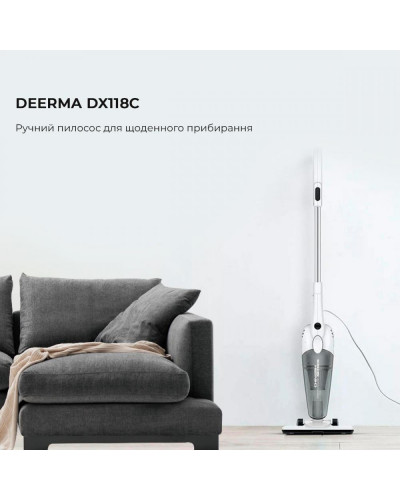 Пылесос 2в1 (вертикальный + ручной) Deerma Suction Vacuum Cleaner DX118C