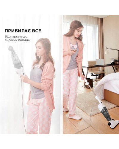 Пылесос 2в1 (вертикальный + ручной) Deerma Suction Vacuum Cleaner DX118C