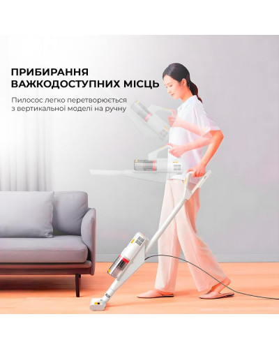 Пилосос 2в1 (вертикальний + ручний) Deerma Multipurpose Carrying Vacuum Cleaner DX888