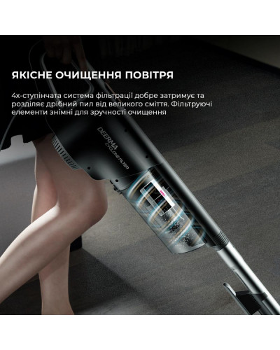 Вертикальний + ручний пилосос (2в1) Deerma Handheld Vacuum Cleaner DX600