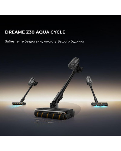 Вертикальний + ручний пилосос (2в1) Dreame Z30 Aqua Cycle