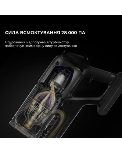 Вертикальний + ручний пилосос (2в1) Dreame Z30 Aqua Cycle