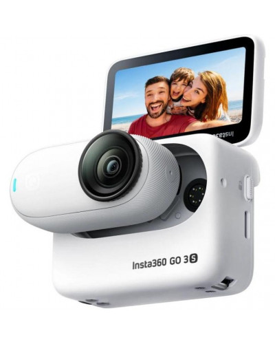 Екшн-камера Insta360 GO 3S 4K Standard Bundle 128GB White (CINSAATA_GO3S04)