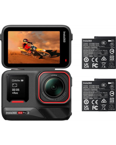 Екшн-камера Insta360 Ace Pro 2 Battery Bundle (CINSBBGA_ACEPRO208)