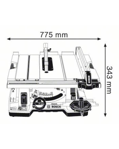 Дискова пилка Bosch GTS 10 XC (0601B30400)