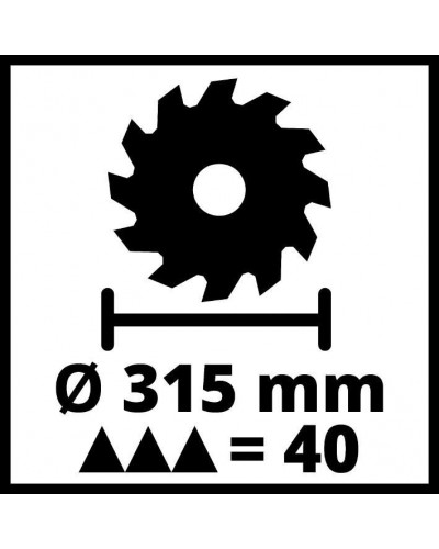 Дисковая пилка Einhell TC-TS 315 U (4340556)