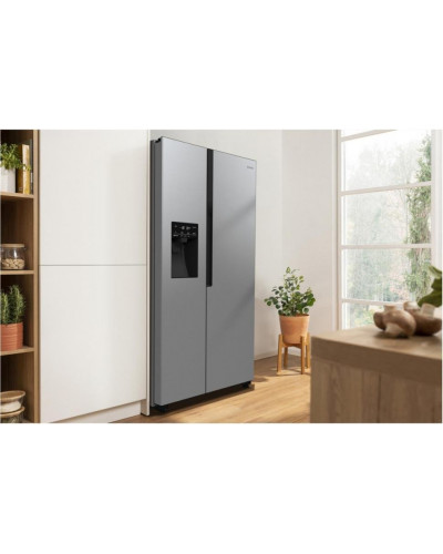 Холодильник з морозильною камерою Gorenje NRR9185ESXL1