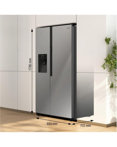 Холодильник з морозильною камерою Gorenje NRR9185ESXL1