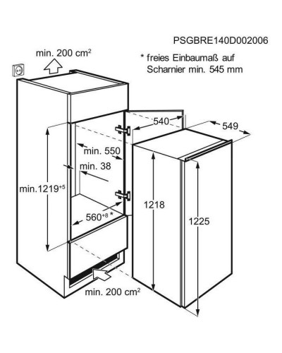 Холодильна камера Electrolux LRB3AF12S