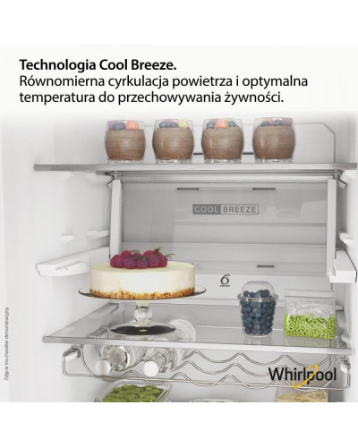 Холодильник з морозильною камерою Whirlpool W7X 93T OX H