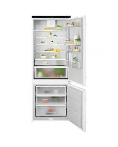 Холодильник з морозильною камерою Electrolux E7TNGE75S