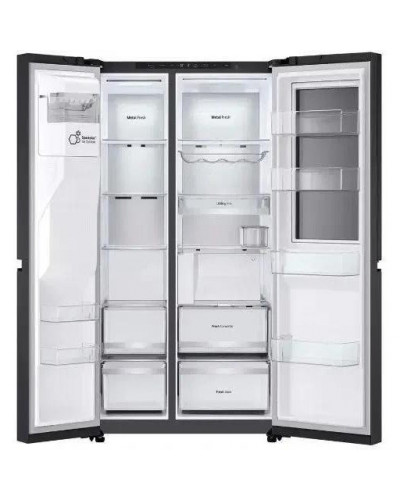 Холодильник з морозильною камерою LG GSXE90EVAD