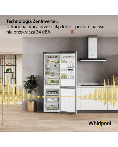 Холодильник з морозильною камерою Whirlpool W7X 93A W