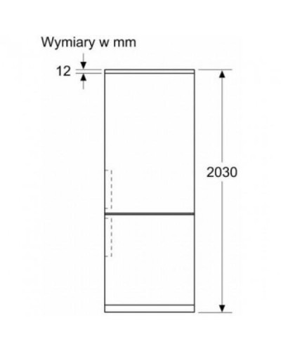 Холодильник з морозильною камерою Bosch KGN392WDF