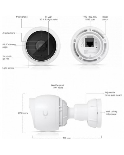 IP-камера видеонаблюдения Ubiquiti UniFi Video Camera G5 Bullet (UVC-G5-BULLET)