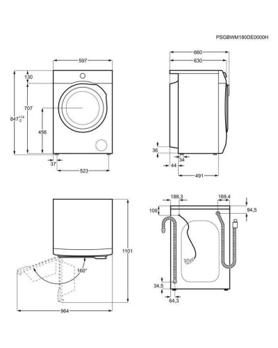 Пральна машина автоматична Electrolux EW8F229SP