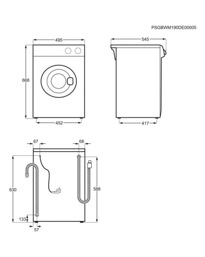 Пральна машина автоматична Electrolux EWC1352