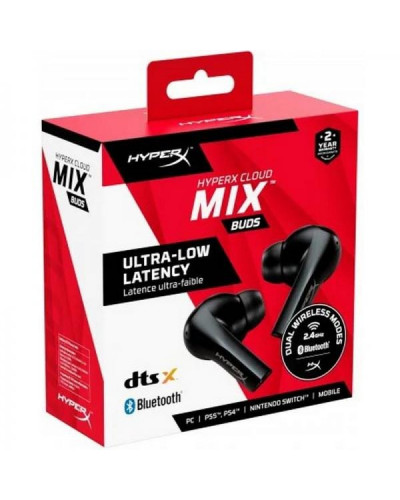 Навушники TWS HyperX Cloud Mix Buds Wireless Black (4P5D9AA)