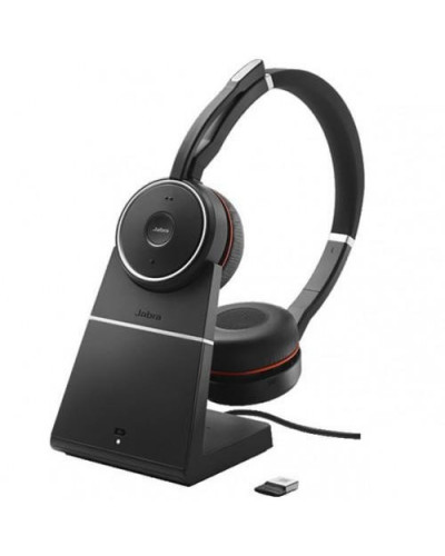 Навушники з мікрофоном JABRA Evolve 75 SE Link380a UC Stereo Stand Black (7599-848-199)