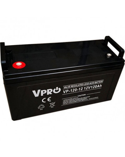 Акумулятор для ДБЖ Volt Polska VPRO 120 Ah 12V AGM VRLA (6AKUAGM120)