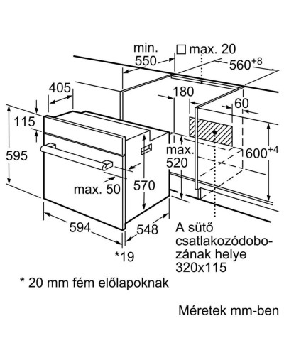 Духовка електрична Bosch HBF114BS1